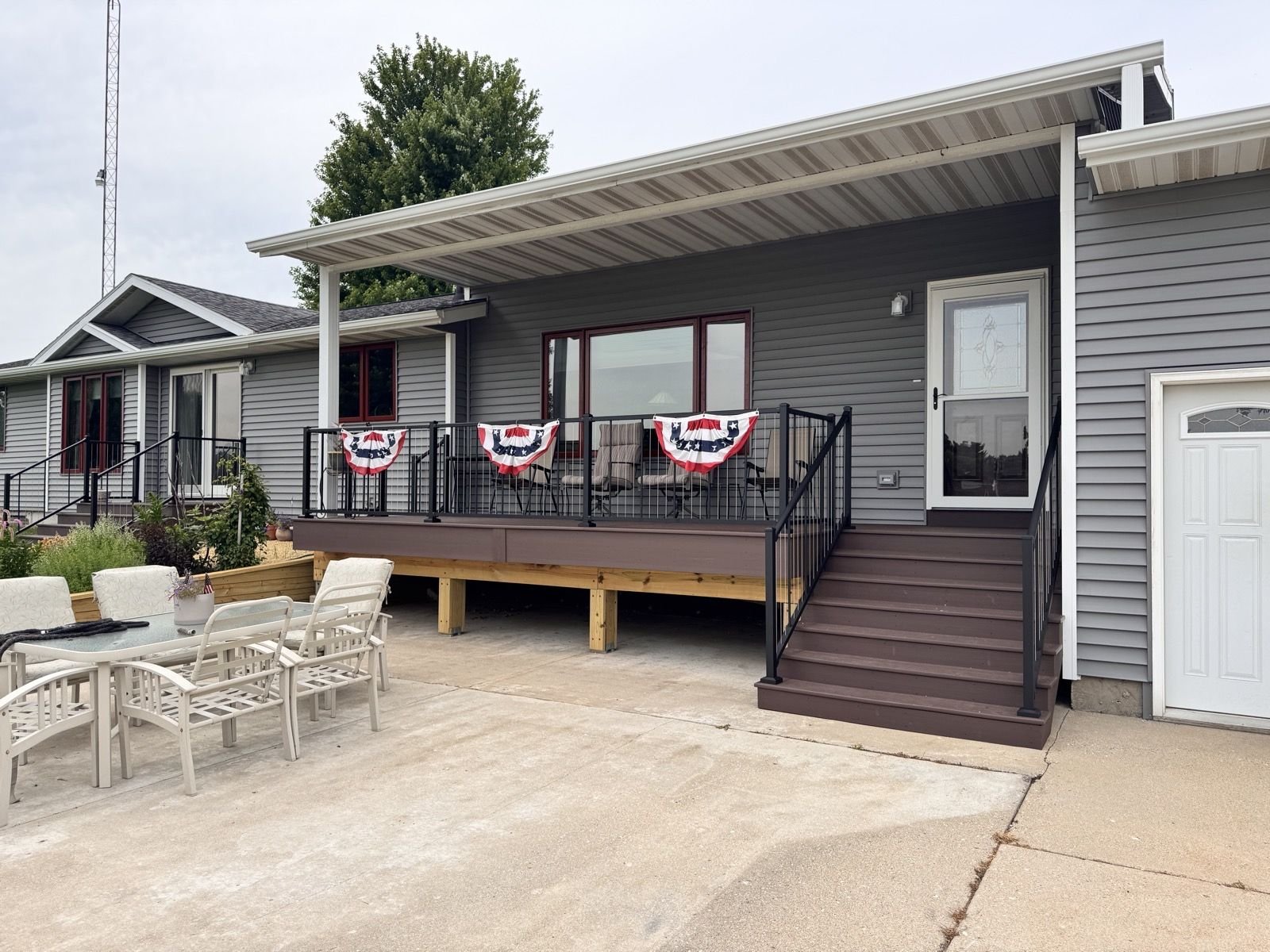 Delavan Railroad Exterior Upgrade, finished work by Monien Construction